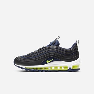 Pantofi Casual Nike Air Max 97 Baieti Negrii Bleumarin Albi Lămâie | TRSW-10438